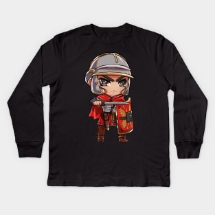 Legionary of the Roman Empire Kids Long Sleeve T-Shirt